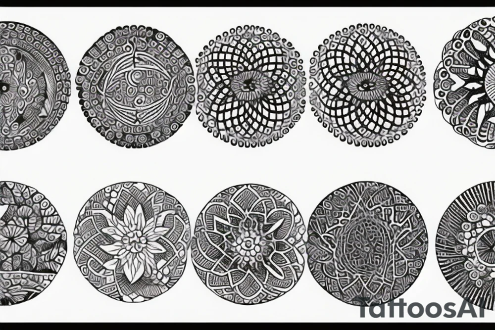 incomplete circle tattoo idea