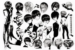 kaneki tattoo idea