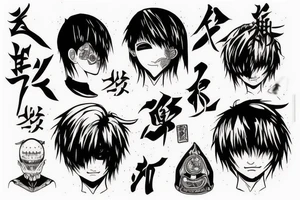 kaneki tattoo idea