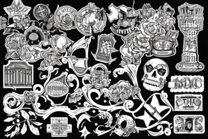 Berlin Bochum Muenchen tattoo idea