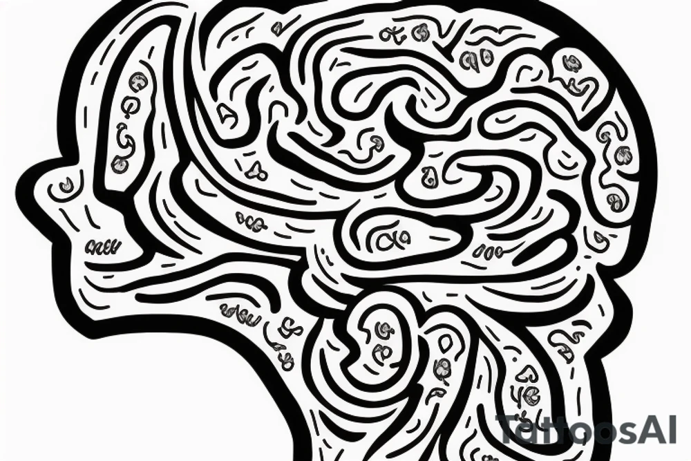 Brain tattoo idea