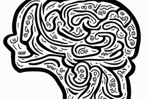 Brain tattoo idea