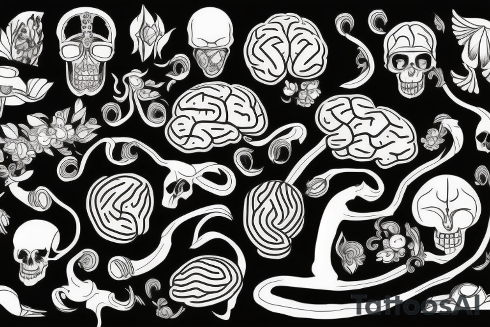 Brain tattoo idea
