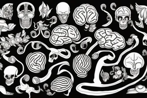 Brain tattoo idea