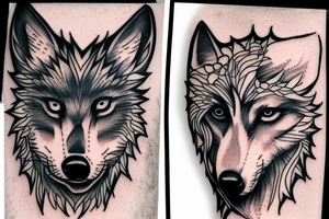Three wolf pups arm tattoo tattoo idea