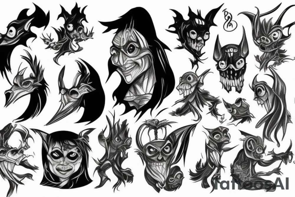 goblin tattoo idea