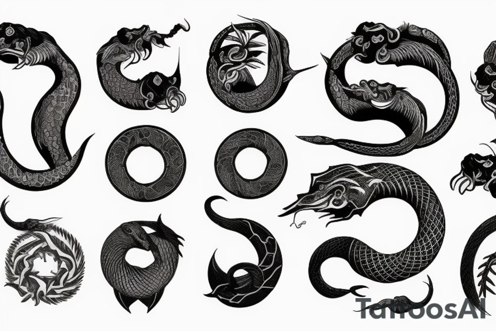 ouroboros tattoo idea