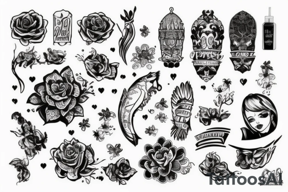 Японская классическая Тату с драконом tattoo idea