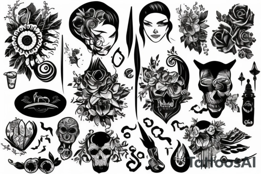 Огонь tattoo idea