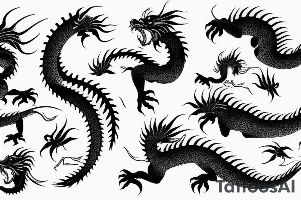 Japan dragon tattoo idea