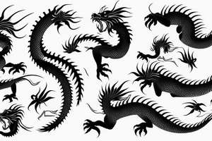 Japan dragon tattoo idea