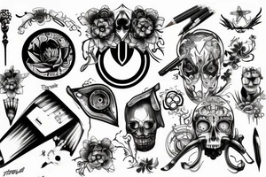 Technique, IT, Machine tattoo idea