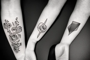 boy ang girl tattoo idea