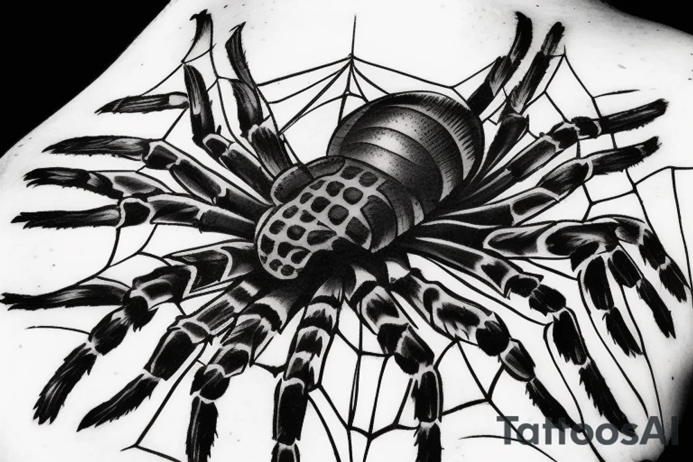 Giant spider crawling up empire state building tattoo idea Giant spider crawling up empire state building tattoo idea