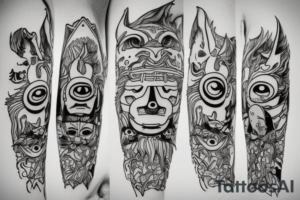 Mononoke tattoo idea