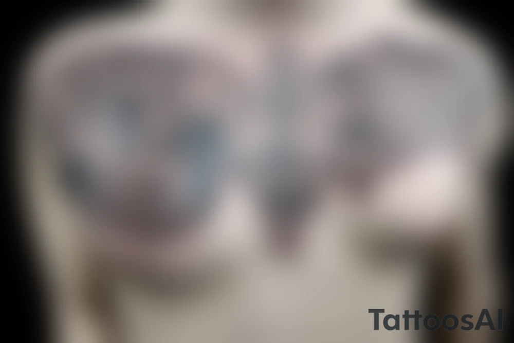smaller tattoo that incorporates symbols or imagery that represent the beauty and strength of the human body tattoo idea