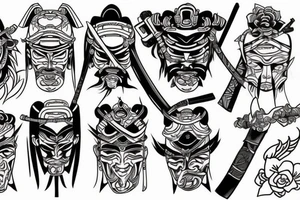 samurai tattoo idea