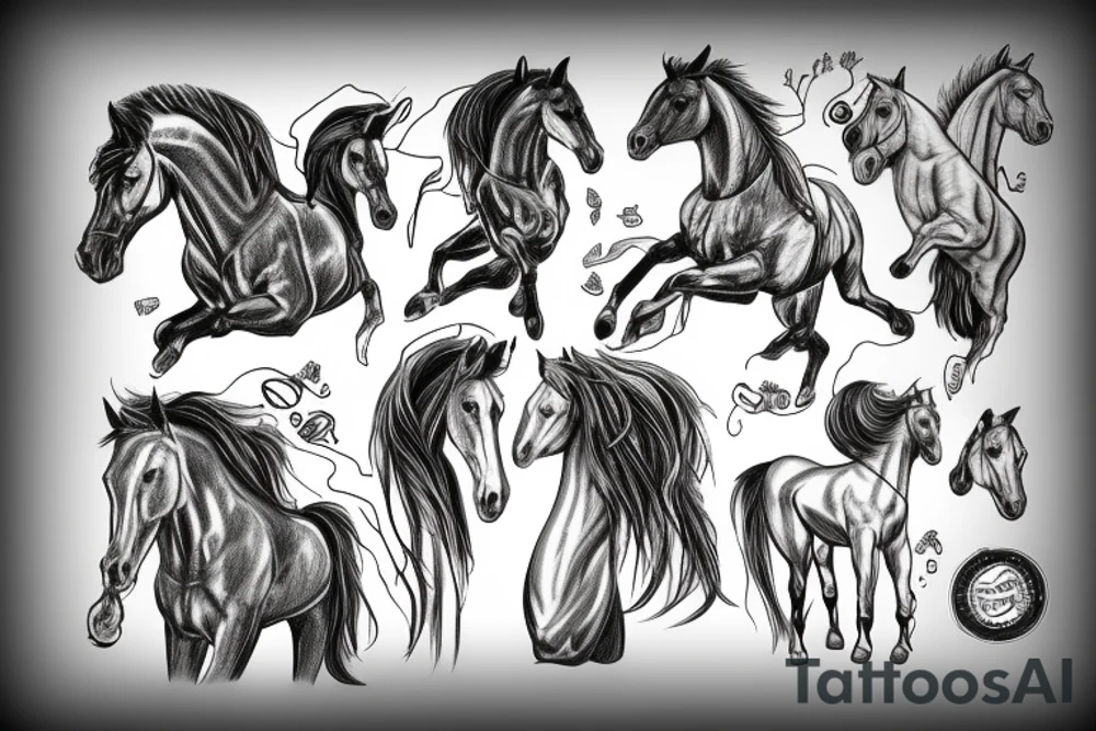 ZUES and horse tattoo idea
