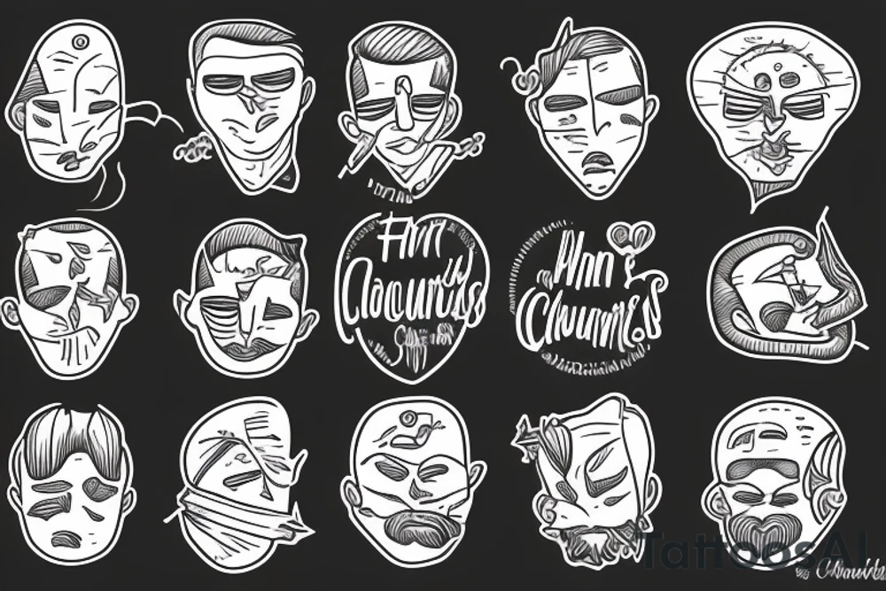 Man and his circumstances tattoo idea