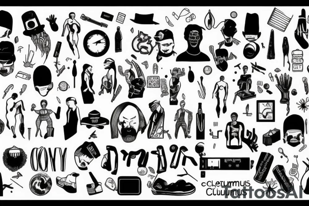 Man and his circumstances tattoo idea