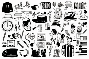 Man and his circumstances tattoo idea
