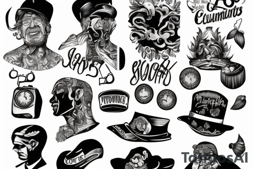 Man and his circumstances tattoo idea