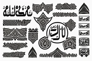 Arabic text tattoo idea
