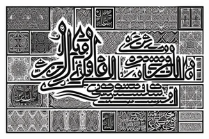 Arabic text tattoo idea