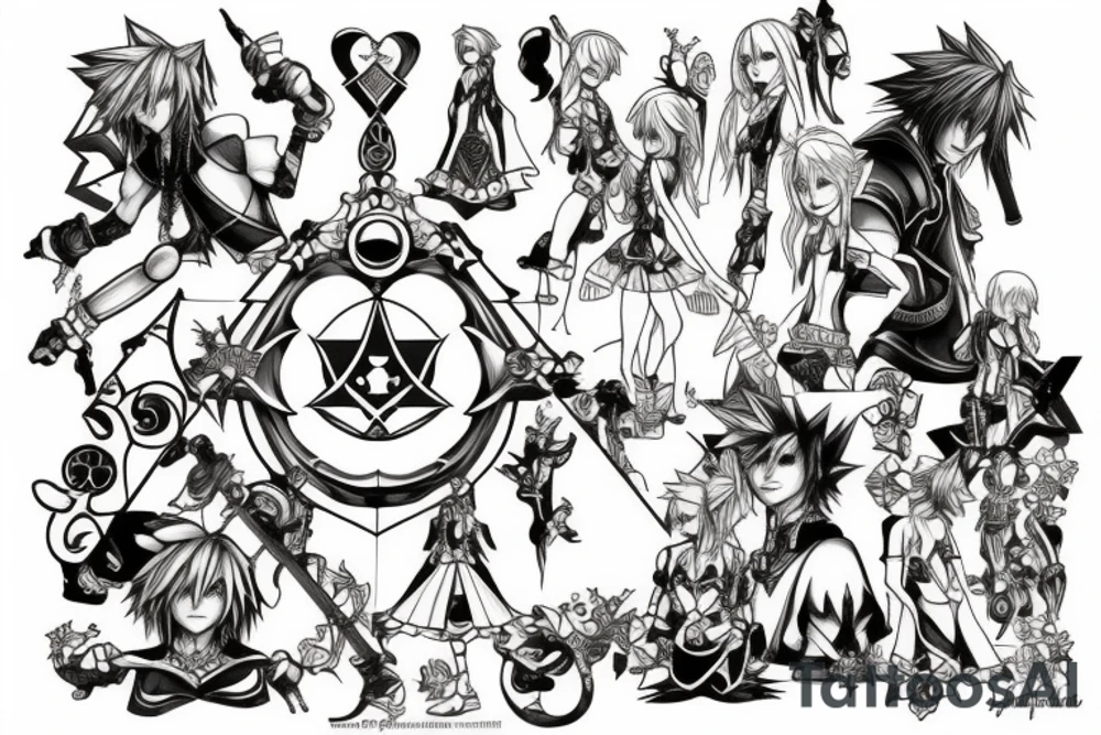 Kingdom hearts Libra tattoo idea