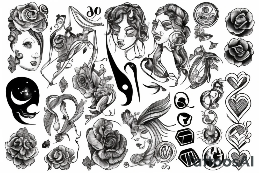 Libra tattoo idea