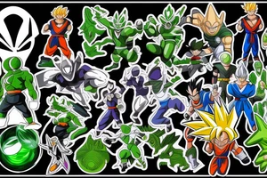 Green power ranger with dragon ball z with Pokémon with marvel characters with Norse mythology tattoo idea