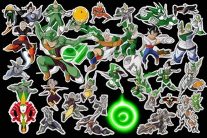 Green power ranger with dragon ball z with Pokémon with marvel characters with Norse mythology tattoo idea