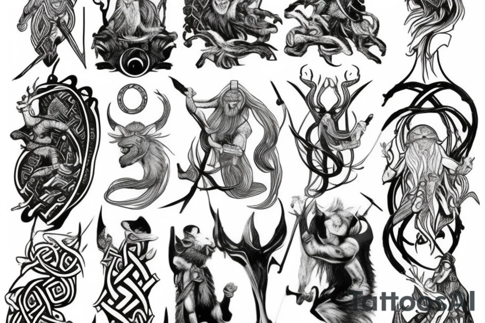 Norse mythology tattoo idea