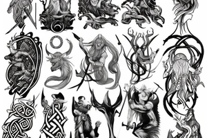Norse mythology tattoo idea
