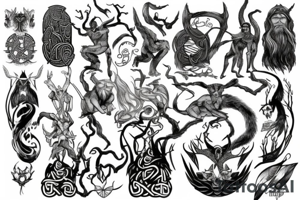 Norse mythology tattoo idea