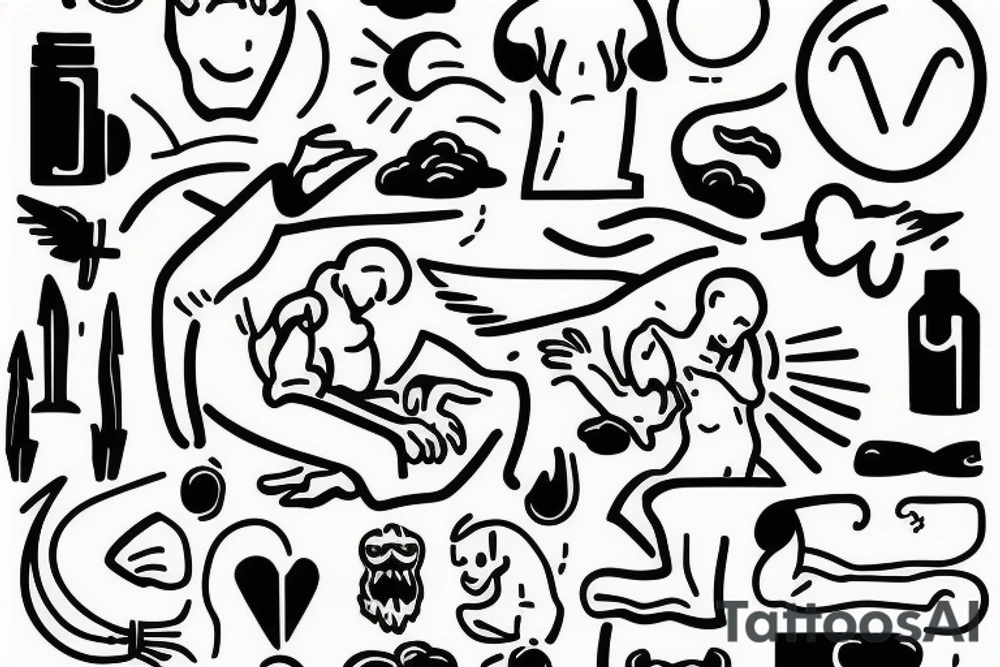 Jacob wrestling with God tattoo idea