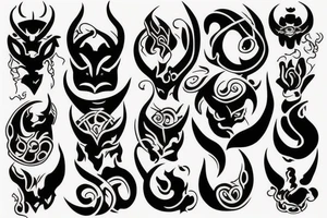 Devil on your back tattoo idea