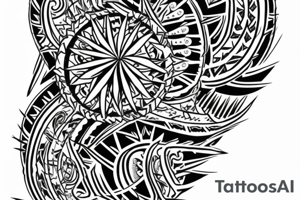 full side leg tattoo with tribal spikes wrapping arround tattoo idea full side leg tattoo with tribal spikes wrapping arround tattoo idea