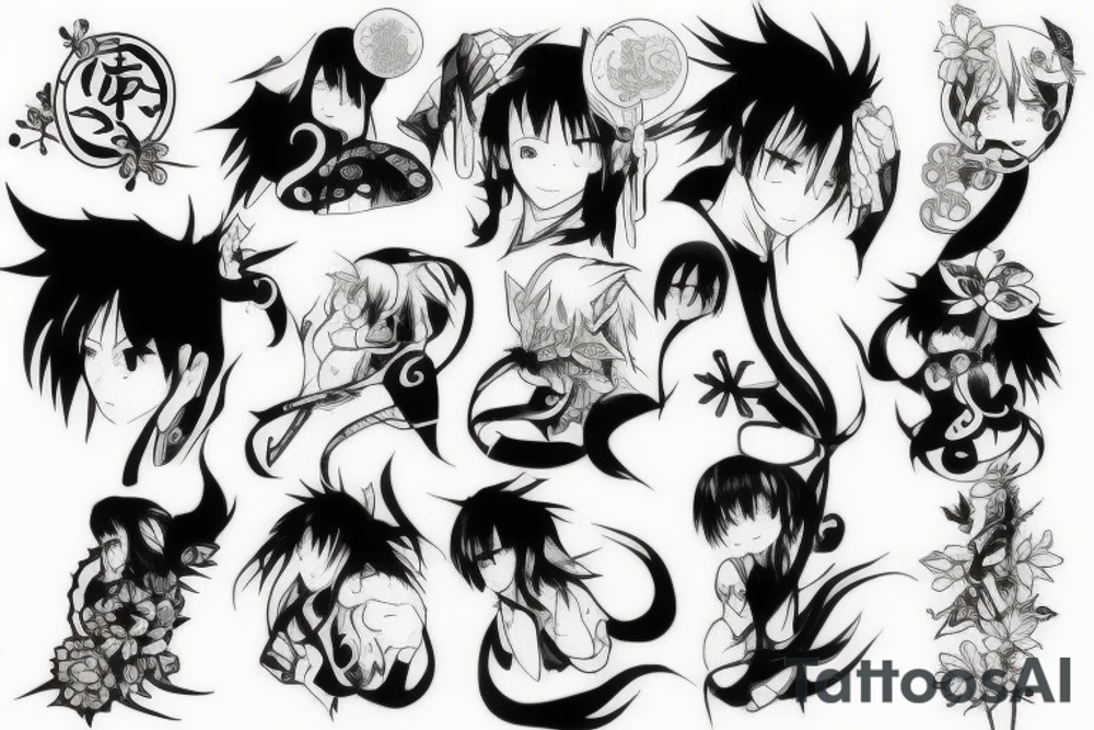 Anime based tattoo idea