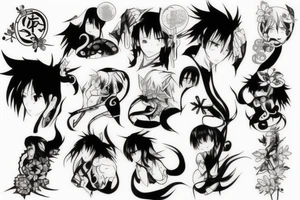 Anime based tattoo idea