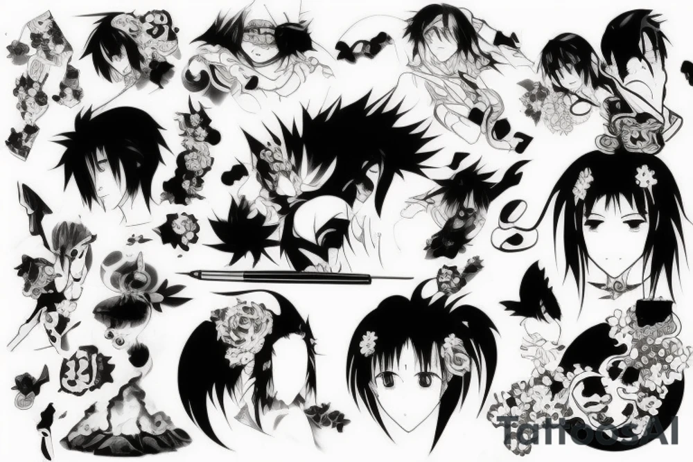 Anime based tattoo idea