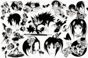 Anime based tattoo idea