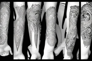 sunrise in rain tattoo idea