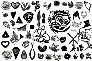 Collage memorys tattoo idea