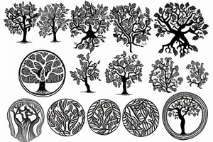 Laurel tree of life for my daughter tattoo idea