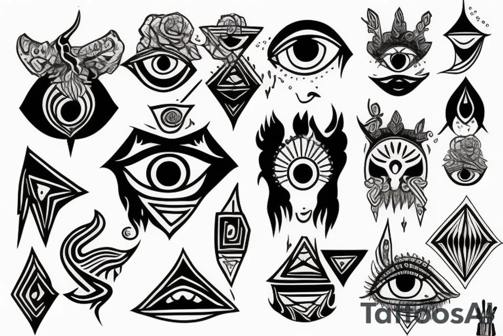 a third eye tattoo idea