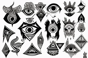 a third eye tattoo idea
