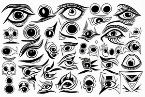 a third eye tattoo idea