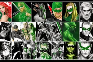 Green Arrow and Flash tattoo idea