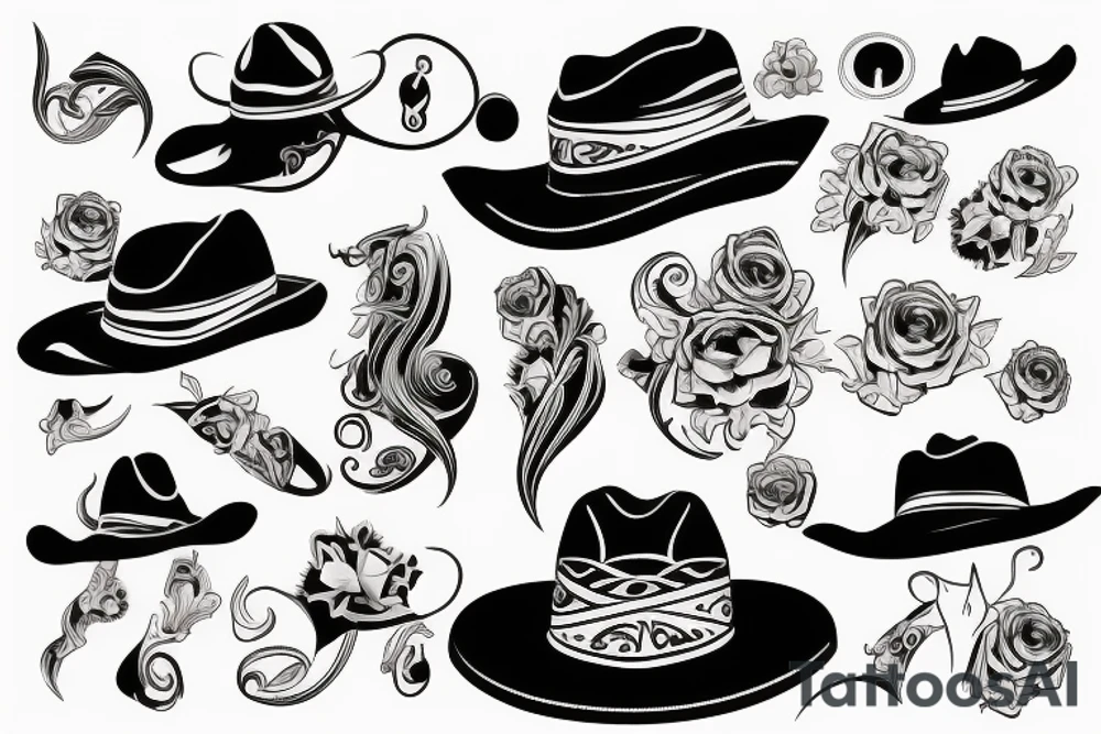 charro hat tattoo idea